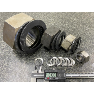 M68 - 70 x100x(5.5x2) Conical Wedge Lock Washer Pair