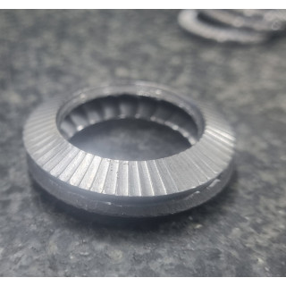 M12 - 13x19.5x(1.6x2) Conical Wedge Lock Washer Pair